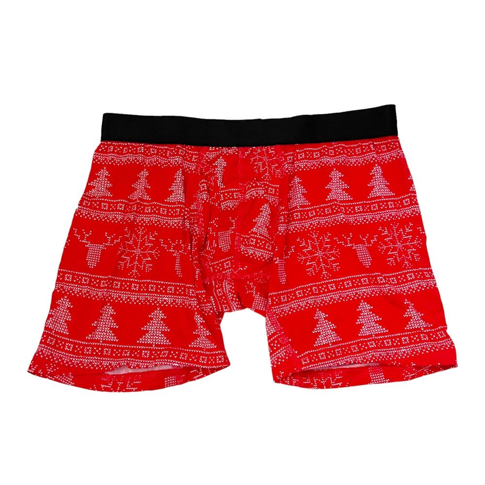 MeUndies Fair Isle Holiday Boxer Briefs Size Small